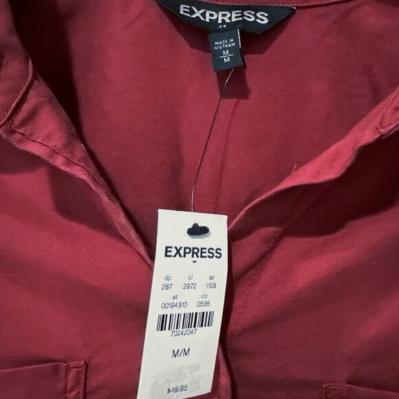 Express button down shirt Women's Size Medium - Picture 4 of 5